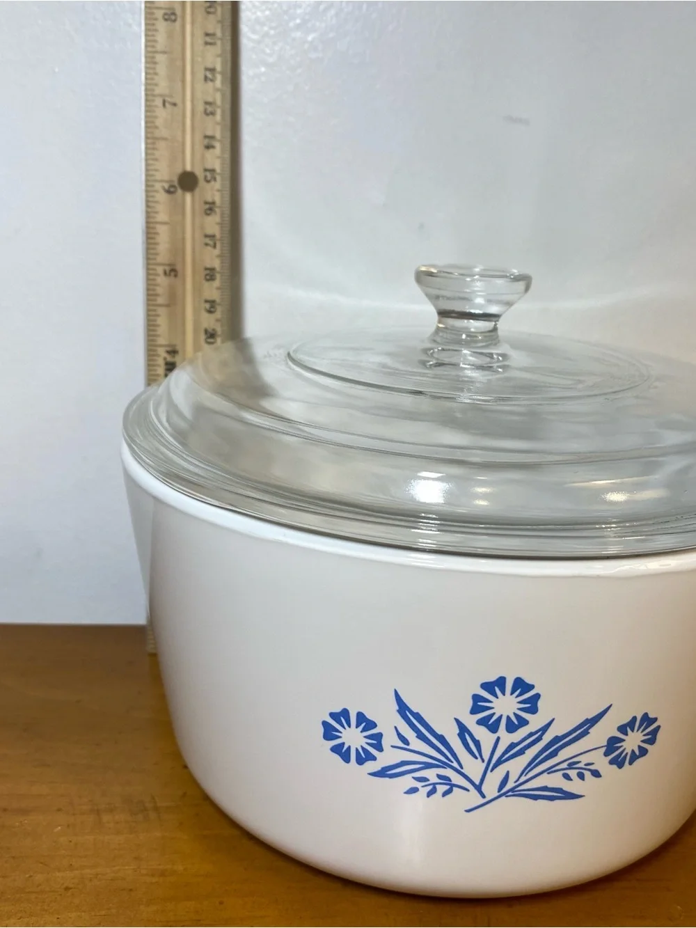 Corning Ware Blue Cornflower Range Topper Aluminum Bottom 1.5 qt N-1 1/2-B Lid